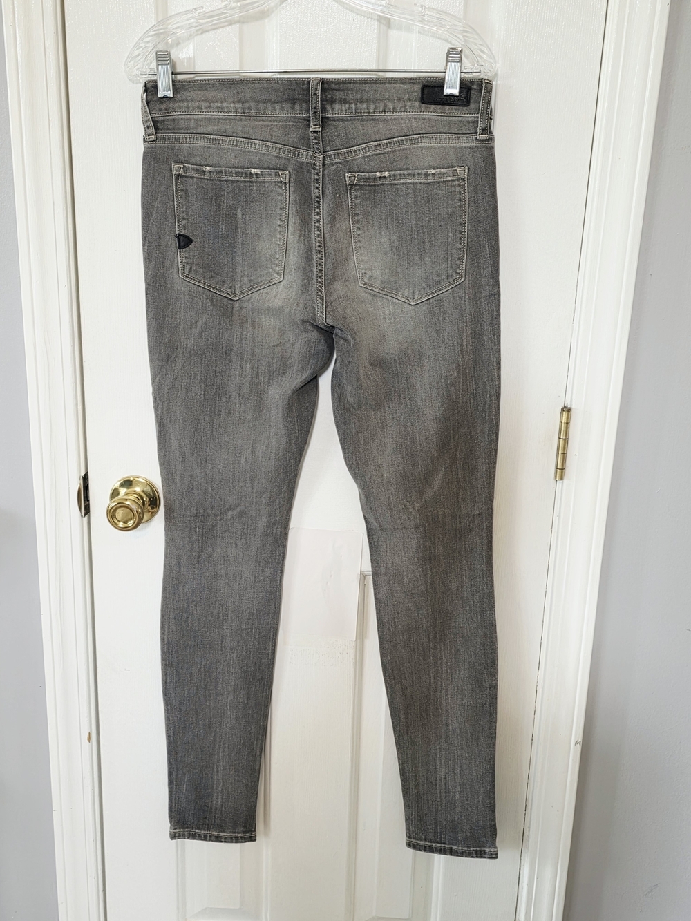 Jacob Davis Slim Fit Grey Wash Women's Skinny Jeans - Picture 2 of 6